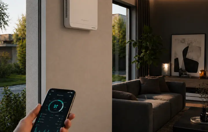 Elektro, smart domácnosť, smart termostat a ovládanie technológií