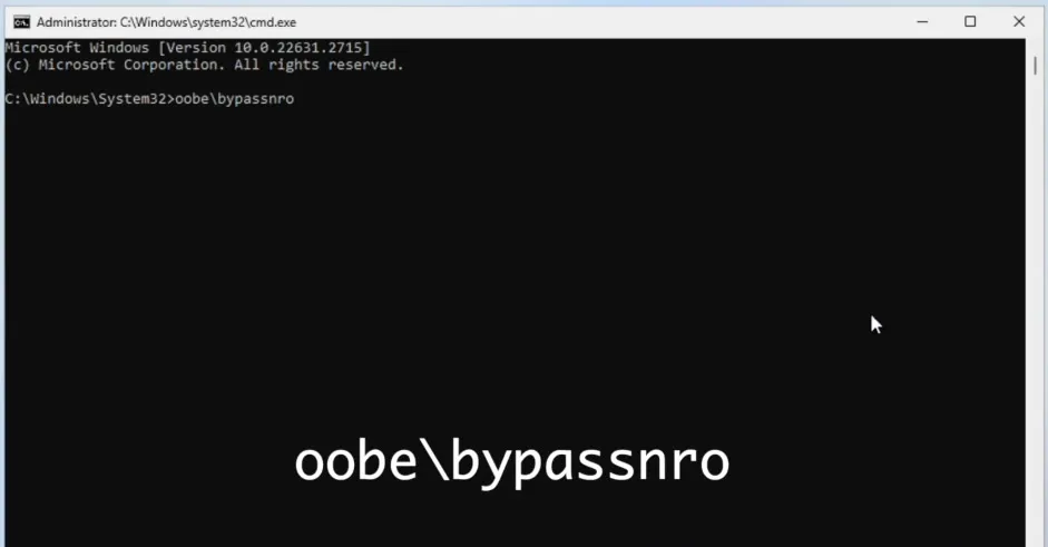 bypass príkaz cez CMD