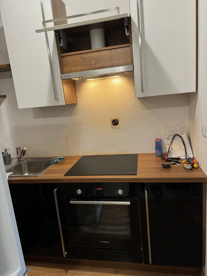 zabudovaný digestor